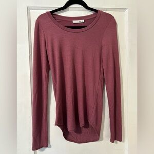 Wilfred Free Aritzia Long Sleeve Scoop Neck Tshirt M